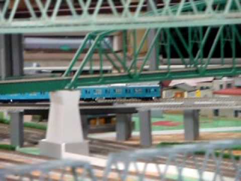 【鉄道模型】流し撮り！阪和線１０３系