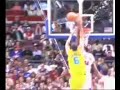 Jason Maxiell Blocks Tyson Chandler - Alley oop Attempt