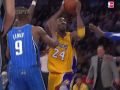 Kobe Bryant Takes Mickael Pietrus to the Hole and Lays it in