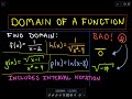 Finding the Domain of a Function