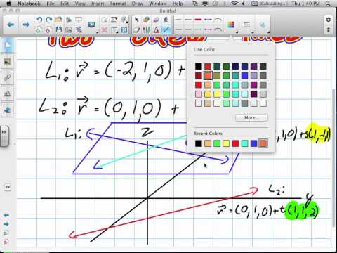 how to prove skew lines