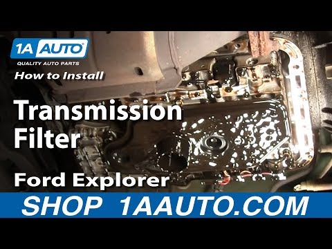 How To Install Replace Change Transmission Filter Ford Explorer 95-01 1AAuto.com