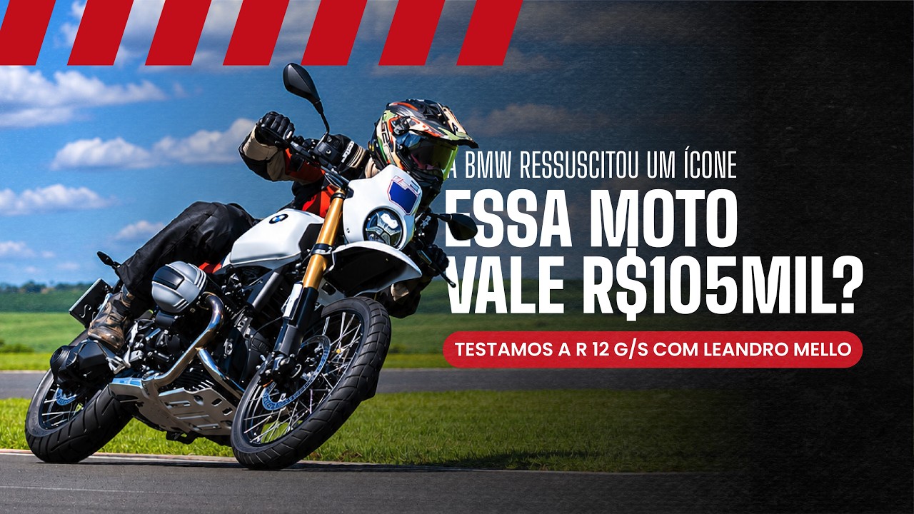 ESSA MOTO VALE R$105MIL? A BMW RESSUSCITOU UM ÍCONE | Testamos a R 12 G/S com Leandro Mello