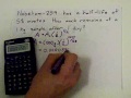 Half-Life Calculatio