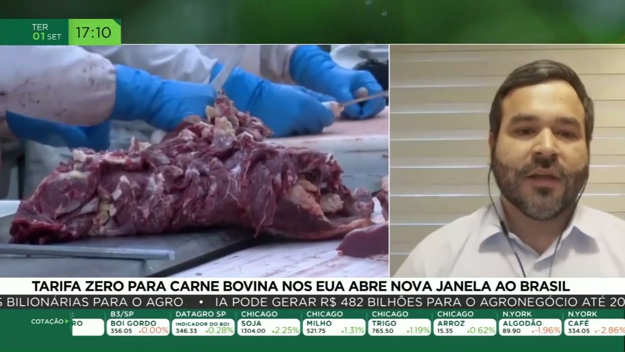 Tarifa zero para carne bovina nos EUA abre nova janela ao Brasil