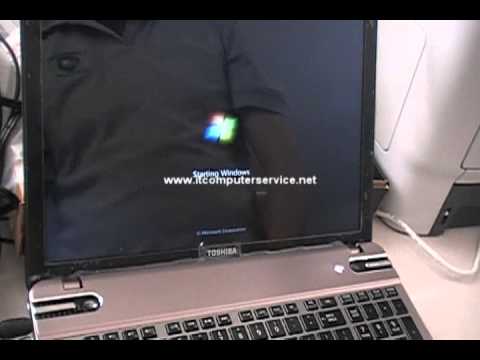 how to recover toshiba laptop without cd