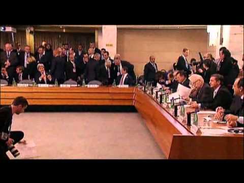at - http://smarturl.it/AssociatedPress Secretary of State John Kerry met with his Russian counterpart at an international conference in Rome on Thursday. The mee...