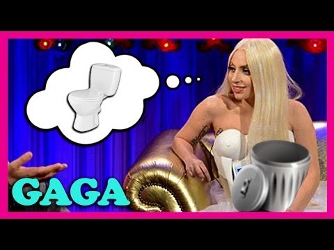 Lady Gaga Pees in Trash Can on Chatty Man &