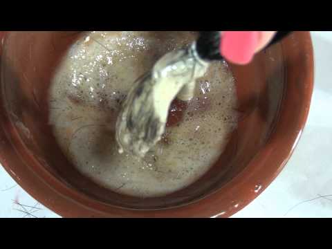 how to dye hair using agua oxinada