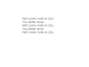 he'll come by: l. spenser smith & testament off of their 2006 album statement