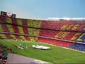 Camp Nou mosaico contra Milan
