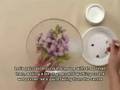 Decoupage pittorico sottovetro - underneath glass painting