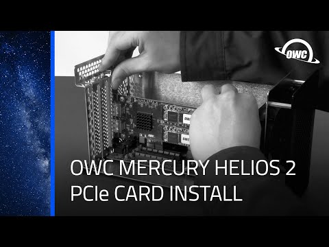 OWC Mercury Helios 2 PCIe Thunderbolt Expansion Chassis: PCIe Card Installation
