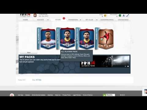 how to login to fifa 14 web app