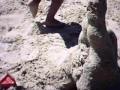 Tunneling on the beach Tunneling on the beach