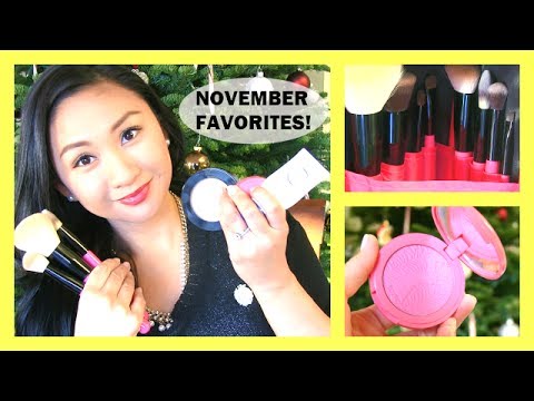 November Beauty Favorites 2013 + Brush Set Giveaway!