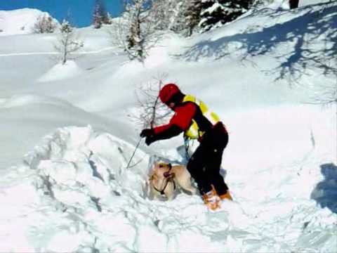 YouTube Video - Soccorso Alpino - Addestramento Rucupero Disperso Travolto Valanga