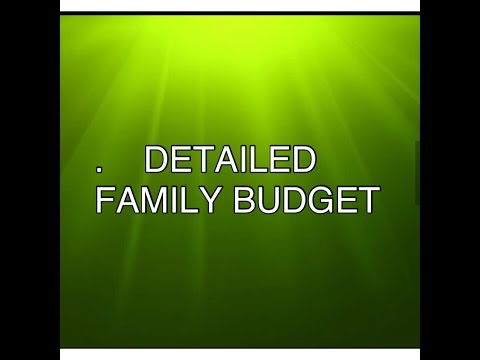 how to budget for family