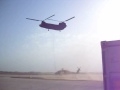 CH47 Chinook external H60 Blackhawk Iraq 2009