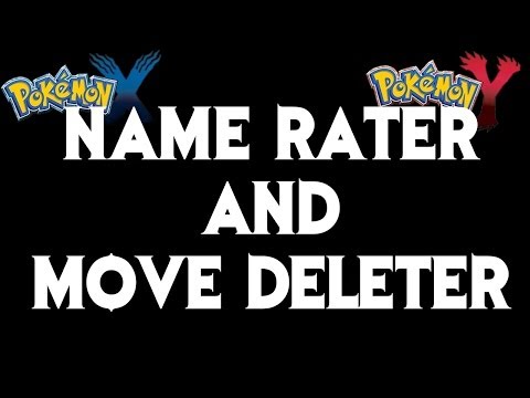 how to get rid of nicknames in pokemon x