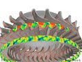 1.5 stage transonic turbine: clocking investigation