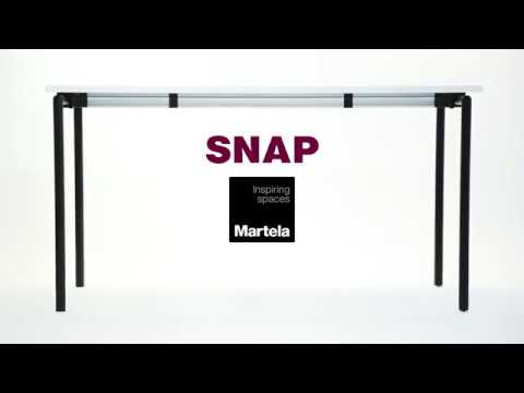 Snap table by Martela