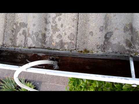 how to unclog downspout