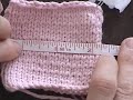 Basic Knitting Tips & Techniques : How to Measure Gauge in Stockinette Stitch