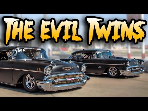 6,000hp of Twin Turbo ’57 Chevys - THE EVIL TWINS