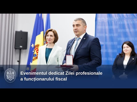 Президент Майя Санду приняла участие в мероприятии, посвященном профессиональному празднику –Дню работника Налоговой службы