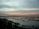 sunrise over lake titicaca