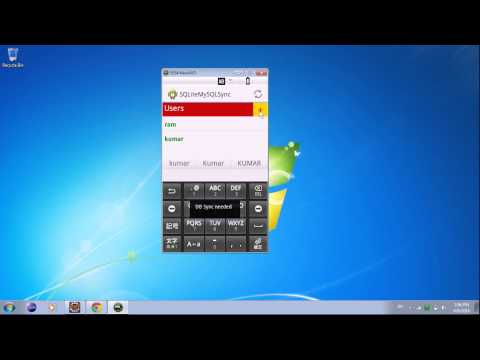 how to sync sqlite on android to mysql db