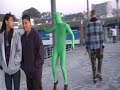 Me in a Green Man suit. I couldnt find any funny Green Man videos so i tried to make one i think it has the potential to be great. Its a callaboration of events put together in one amazing video. I hope you enjoy it, tell me what you think and comment if you can.