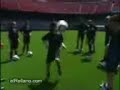 قمة الاحراج وسوى حركه مايعرف رونالدينهو يسويها وقال ايه قال ملك الكوره