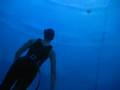 Having a blast in the diving tank near Graz, Austria