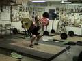 Gary Valentine, 145 kg hang sqaut clean