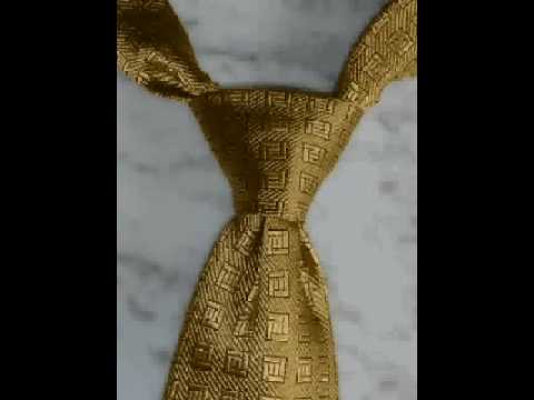 how to fasten a windsor knot