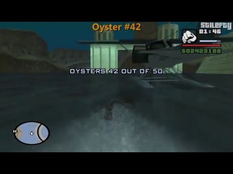 how to collect oysters in gta san andreas