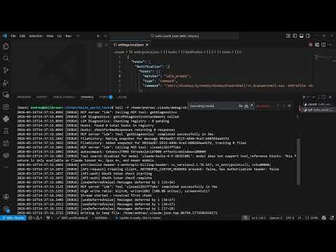Claude Code Essentials - Troubleshooting Hooks Follow Along