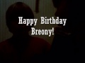 Happy Birthday Breony