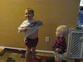My oldest son wanted to do the truffle shuffle for me and to my surprise, his little brother joined in too!