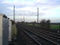 Class 185 TransPenninep Express passes Copmanthorpe Crossing with a 2tone horn