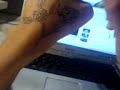 Tatoos drawn with ball pen