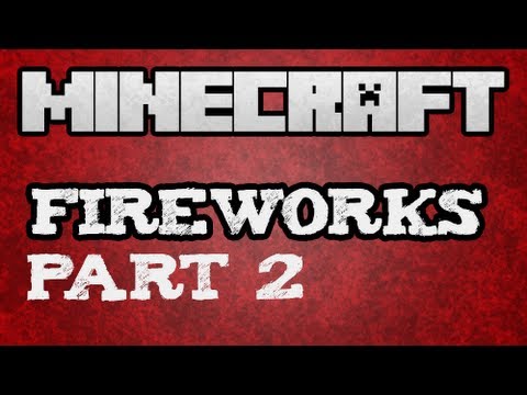 how to use fireworks in minecraft