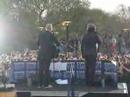 Kowalczyk and will-i-am perform Where is the Love at the Obama rally on Independence Mall in Philadelphia, April 18, 2008