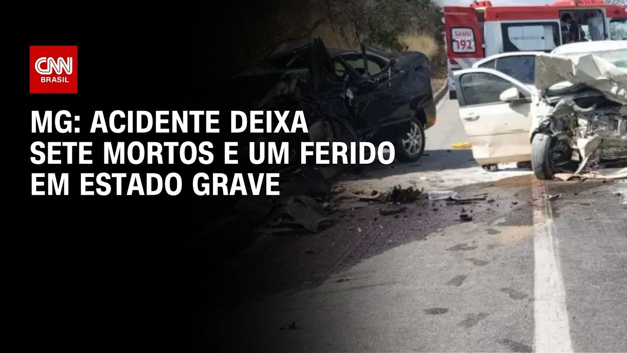 Sete pessoas morrem e uma fica em estado grave após acidente em MG | AGORA CNN
