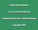 Quaid Hamare Song Sample Quaid Hamare Song Sample
