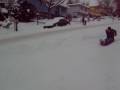 Ladow Street Sled Jumping
