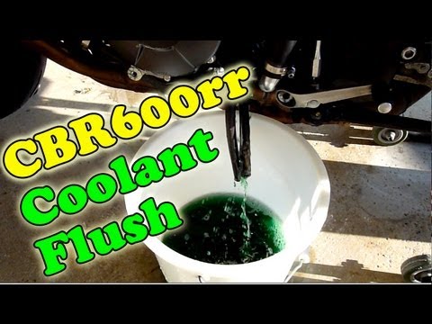 how to drain coolant cbr600rr