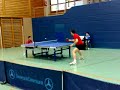 Dennis unterliegt dem kleine Riesen Qiu